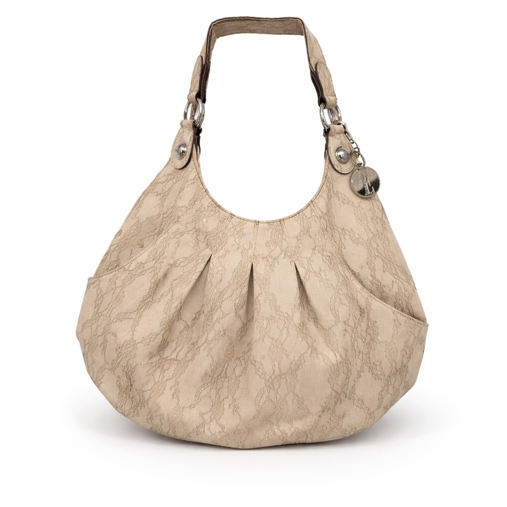 Elle Faux Leather Snakeskin Lace Hobo Shoulder Bag Y2k Style Classic Coquette